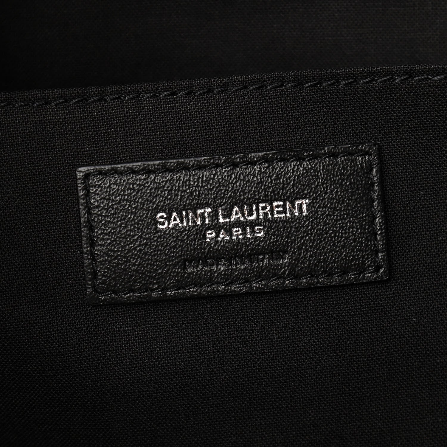 Saint Laurent Calfskin Large Shopper Tote Black 6 of 11