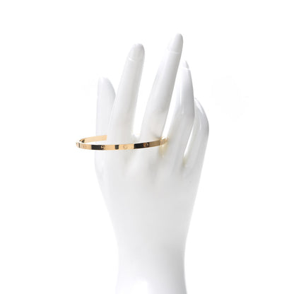 Cartier 18K Yellow Gold Small LOVE Bracelet 17 2 of 7