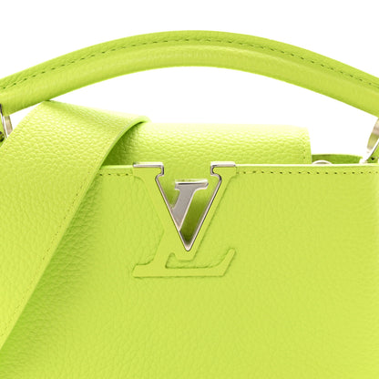 Louis Vuitton Taurillon Mini Capucines Chartreuse 7 of 10
