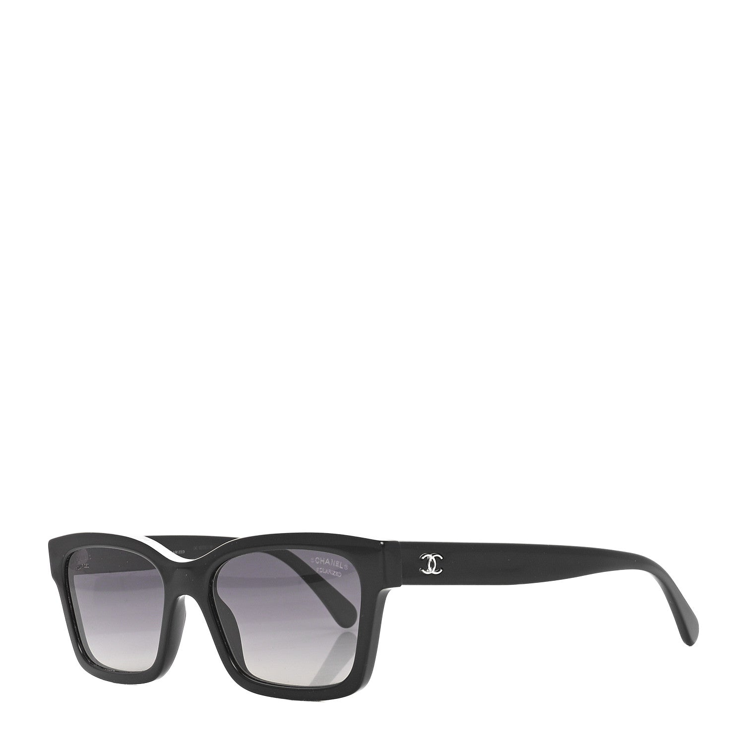 Chanel Acetate Square Sunglasses 5417 Black 1 of 7