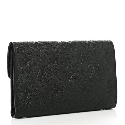Louis Vuitton Empreinte Compact Curieuse Wallet Black 2 of 6