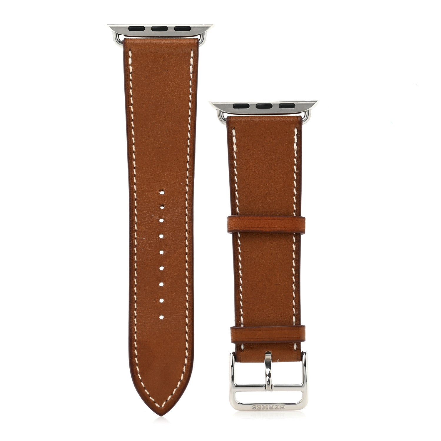 Hermes Barenia 34mm Apple Watch Attelage Band Fauve 1 of 6