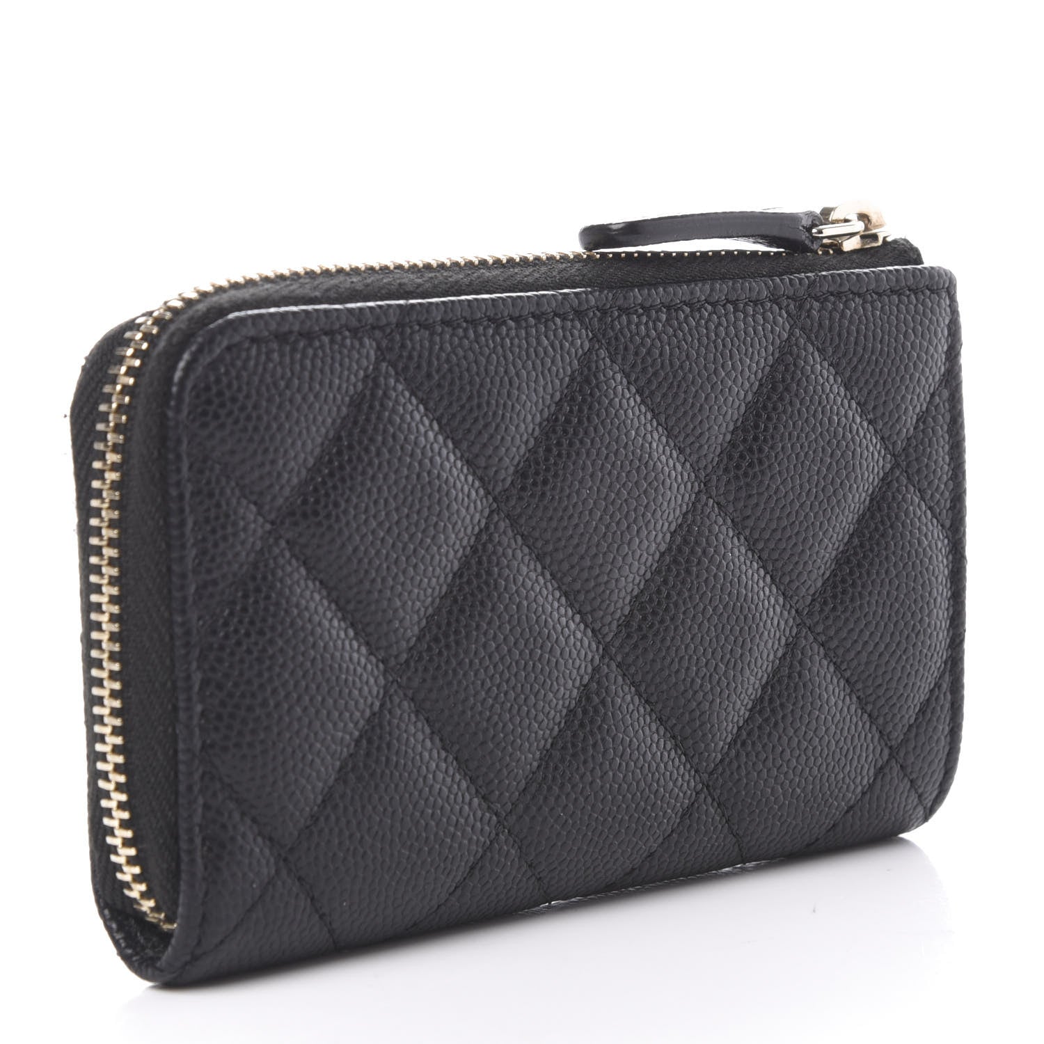 Chanel Caviar Quilted Key Holder Case Black 3 of 8
