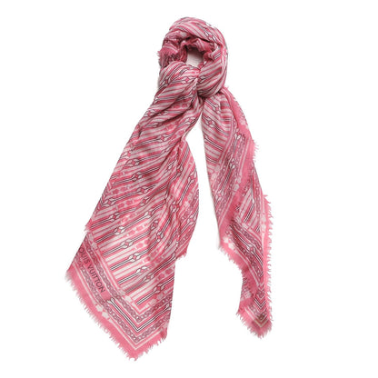 Louis Vuitton Cashmere Handling Stole Rose 1 of 5