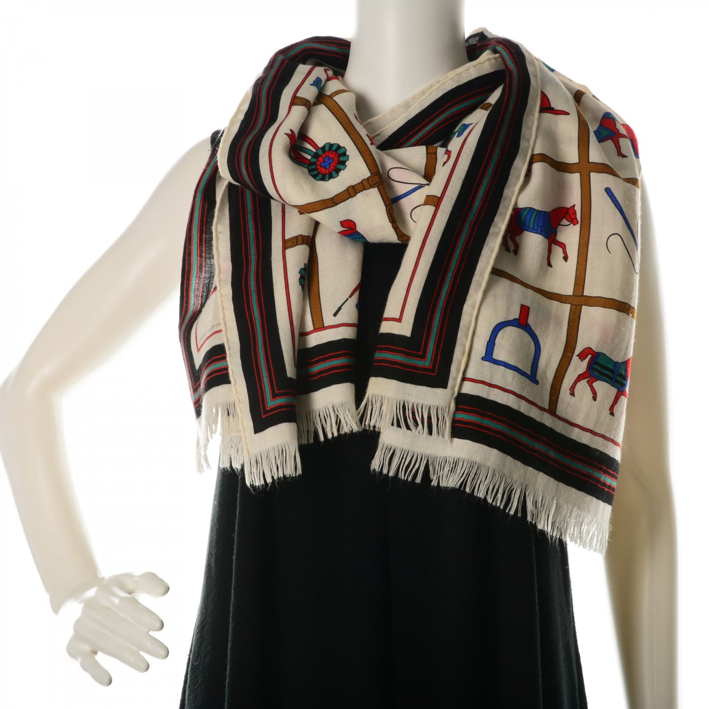 Cashmere Silk Printed Stole