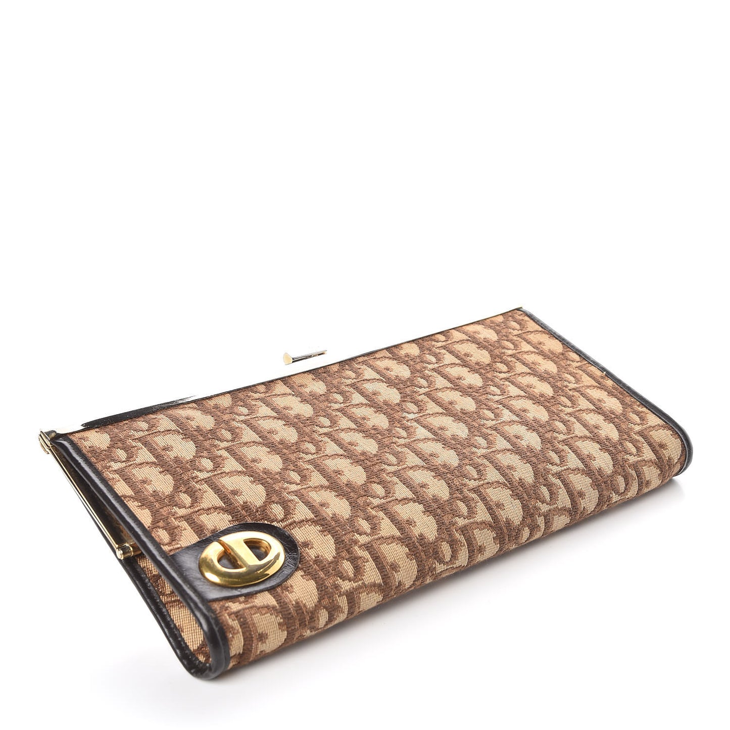 Monogram Clutch Brown