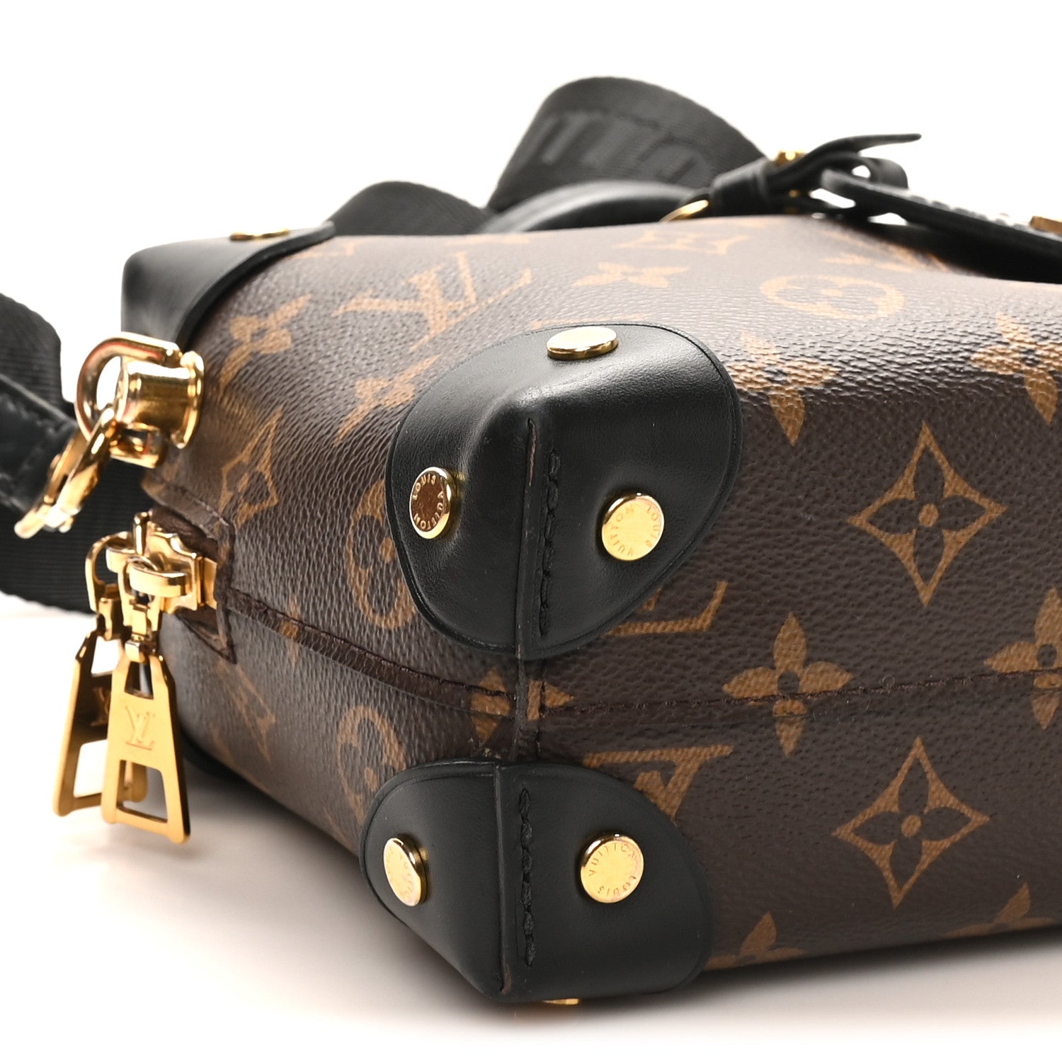 Louis Vuitton Monogram Petite Malle Souple Black 8 of 9