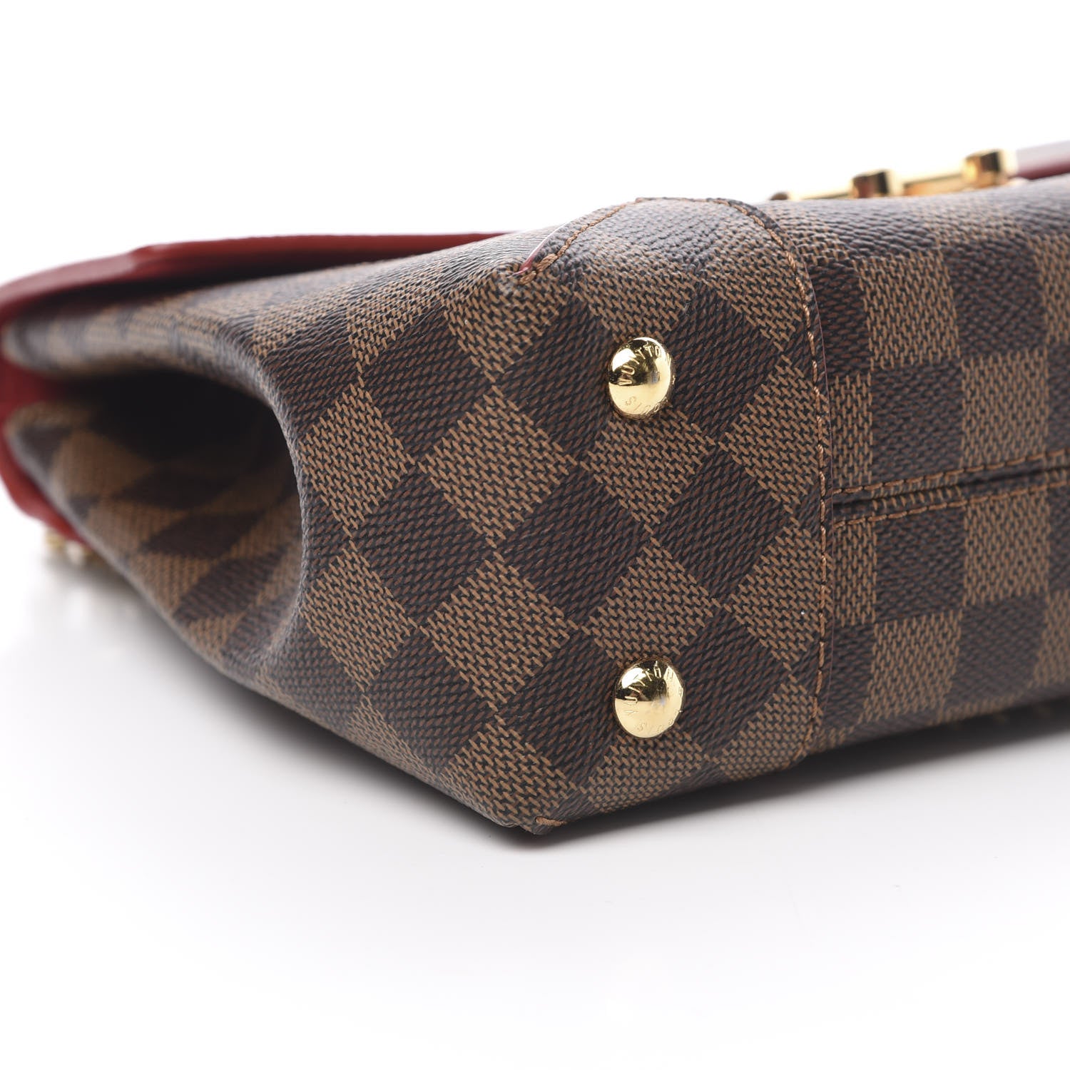 Louis Vuitton Damier Ebene Caissa Clutch Cherry 10 of 11