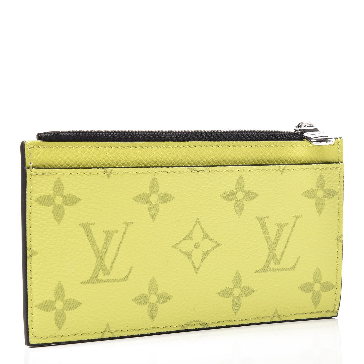 Louis Vuitton Monogram Taiga Coin Card Holder Yellow 3 of 6