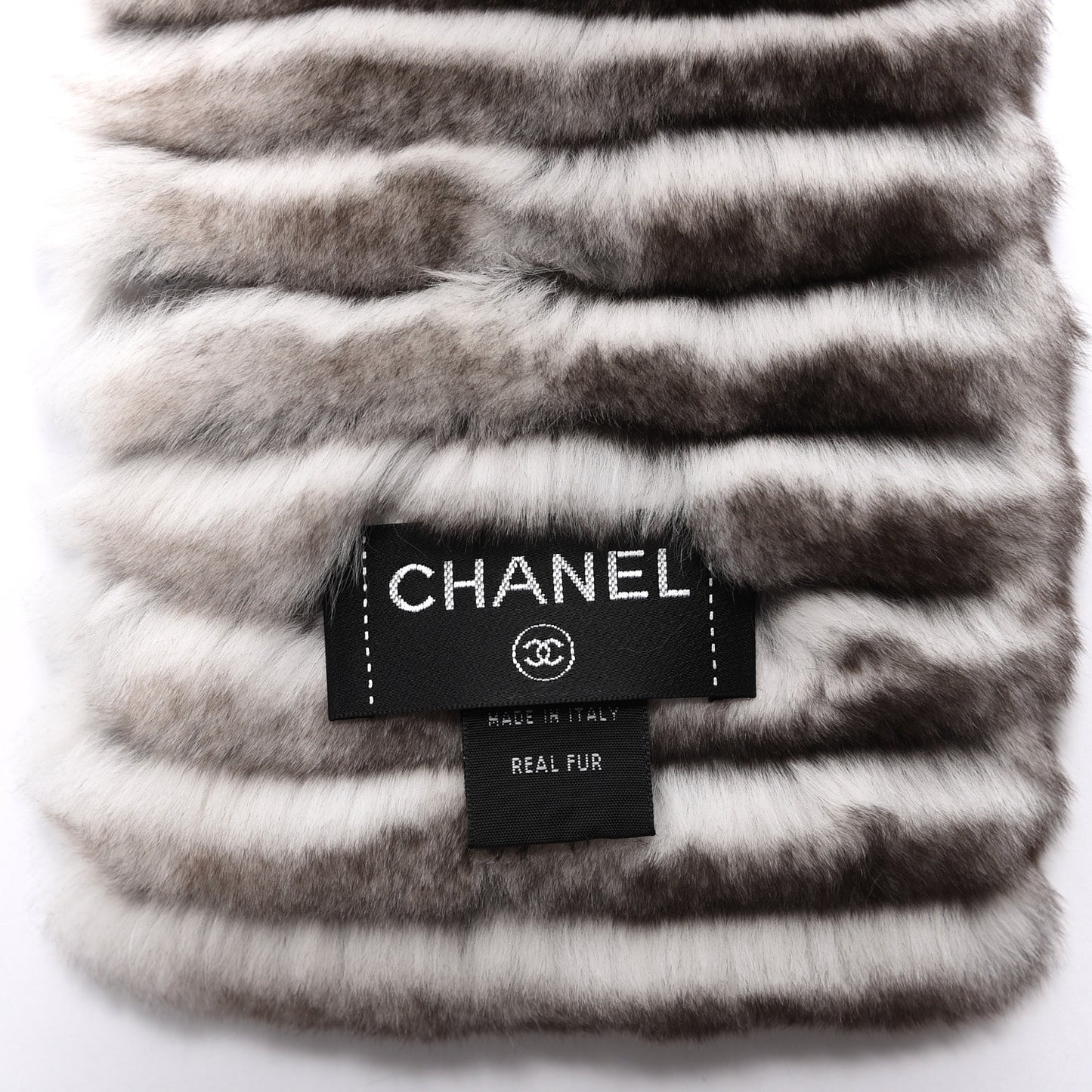 Orylag Rabbit Fur CC Scarf Grey