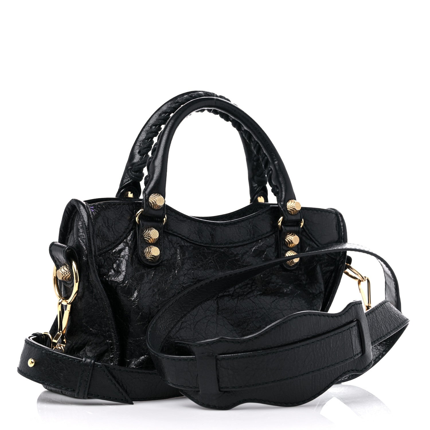 Balenciaga Agneau Giant 12 Gold Hardware Mini City Black 3 of 13