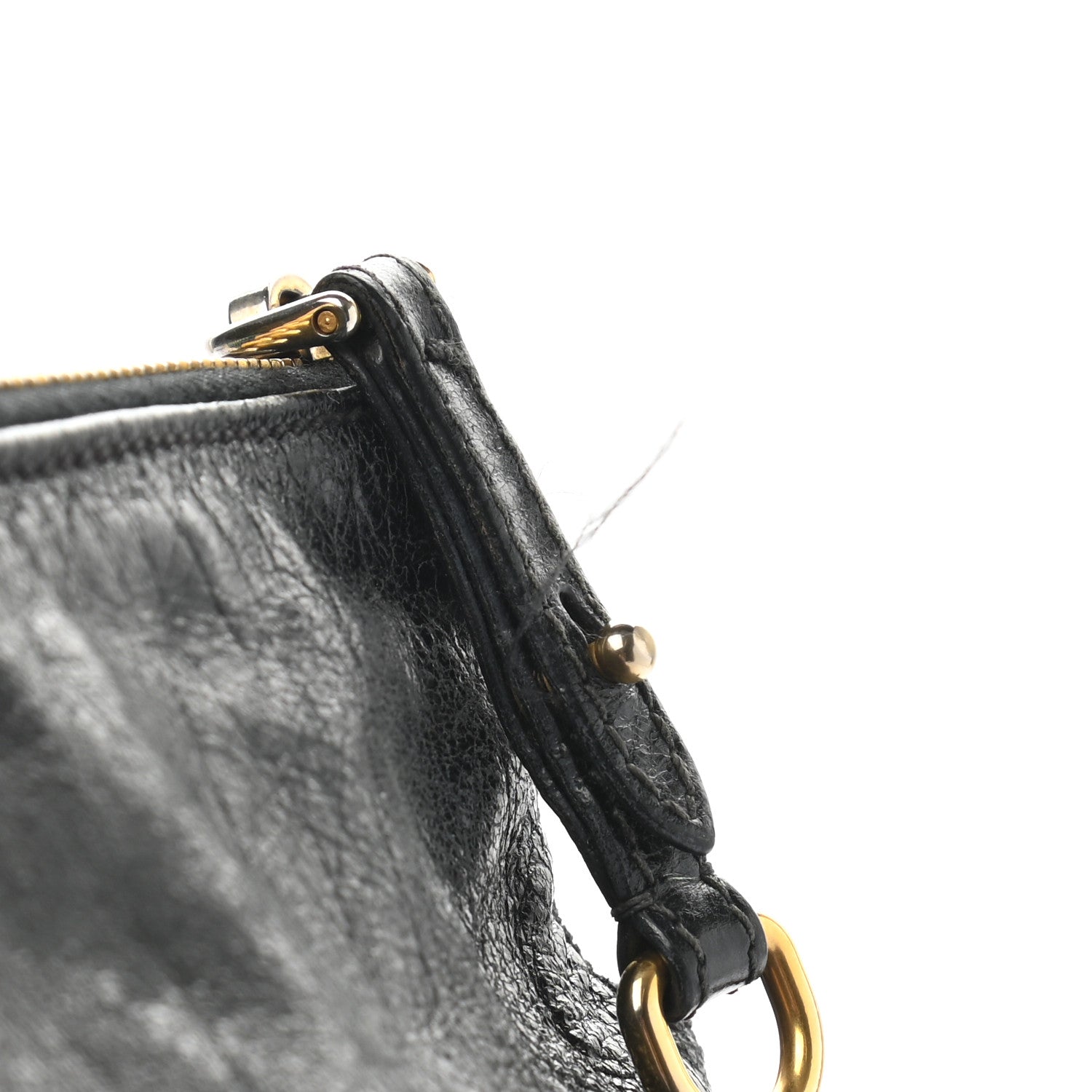 Miu Miu Vitello Lux Medium Bow Bag Black 9 of 10