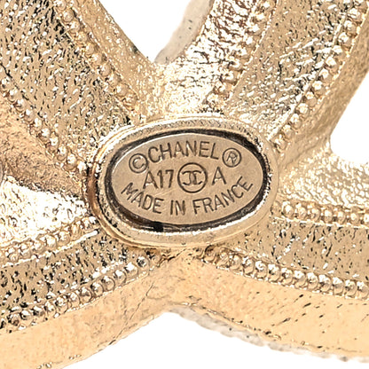 Chanel Pearl CC Brooch Gold 4 of 4