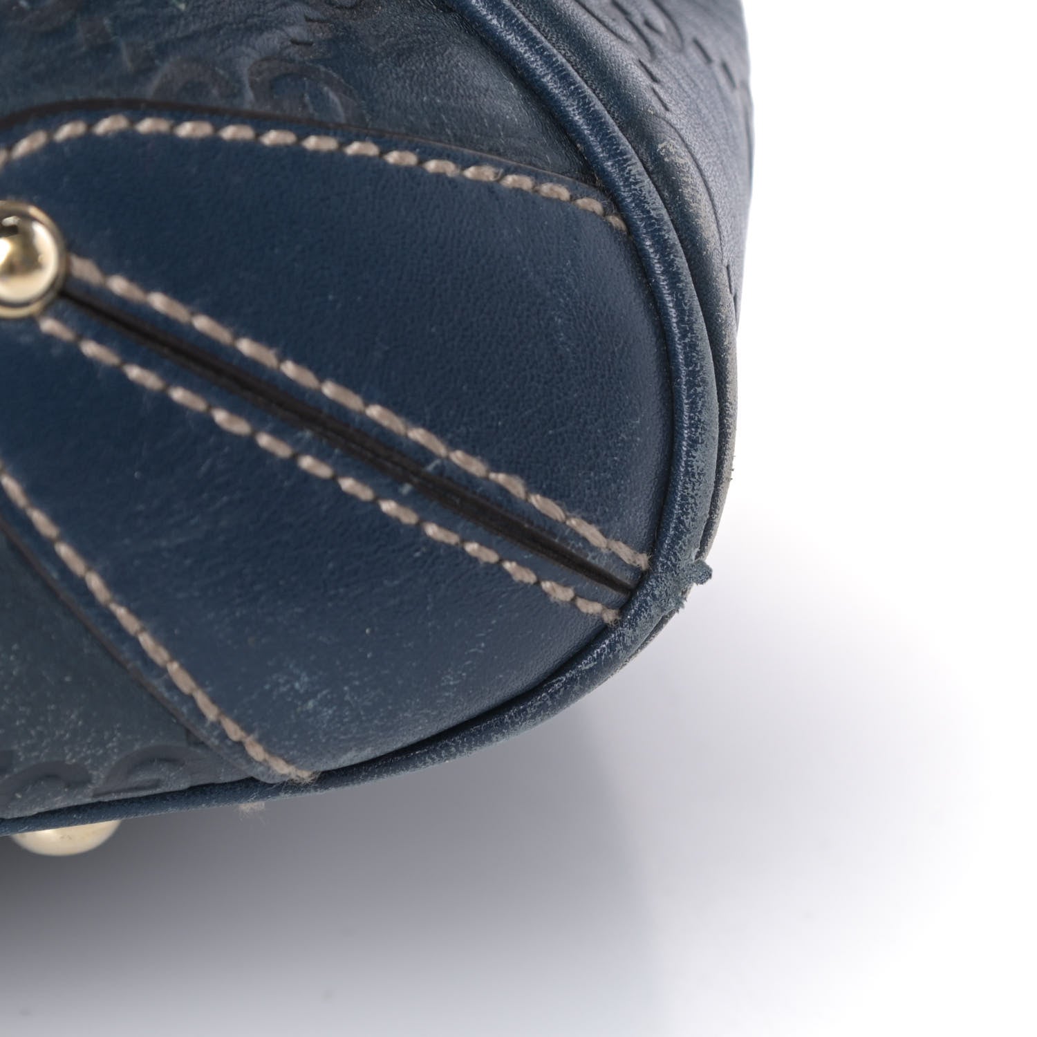 Gucci Guccissima Large Wave Boston Blue 11 of 12
