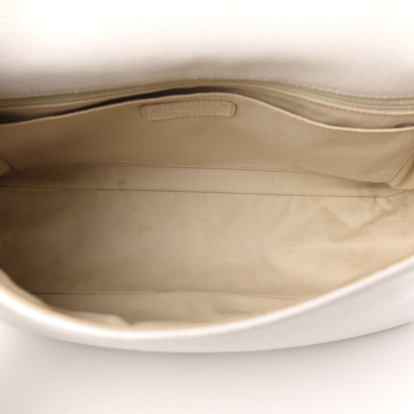 Caviar Large Timeless CC Flap White