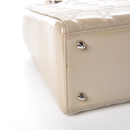 Christian Dior Patent Cannage Medium Lady Dior Grey 14 of 14