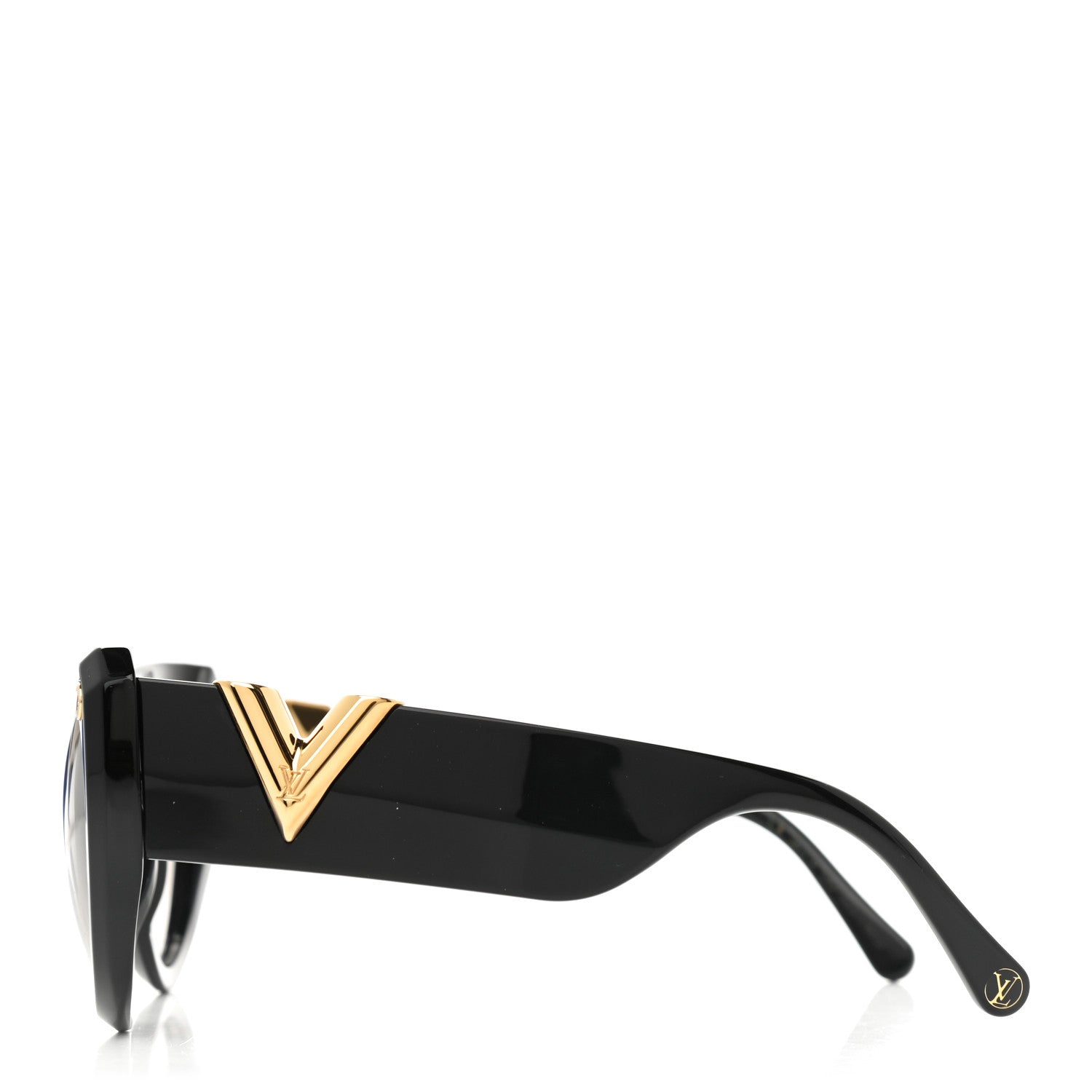 Louis Vuitton Acetate My Fair Lady Sunglasses Z0902W Black 3 of 8