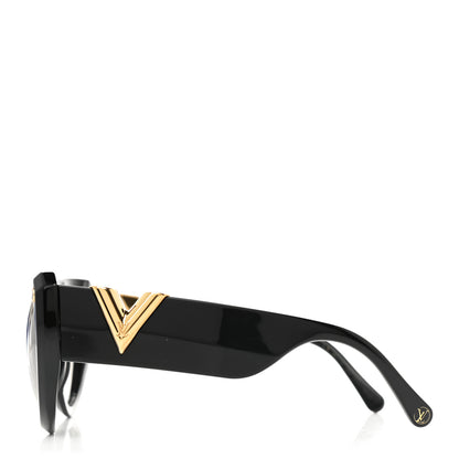 Louis Vuitton Acetate My Fair Lady Sunglasses Z0902W Black 3 of 8