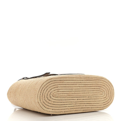 Loewe Raffia Small Square Basket Tote Bag Natural Tan 4 of 11