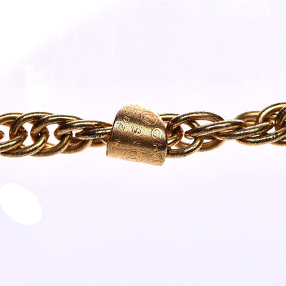 Chanel CC Chain Pendant Necklace Gold 10 of 10