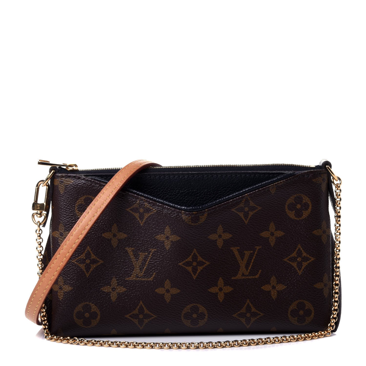Louis Vuitton Monogram Pallas Clutch Blue Marine 1 of 4