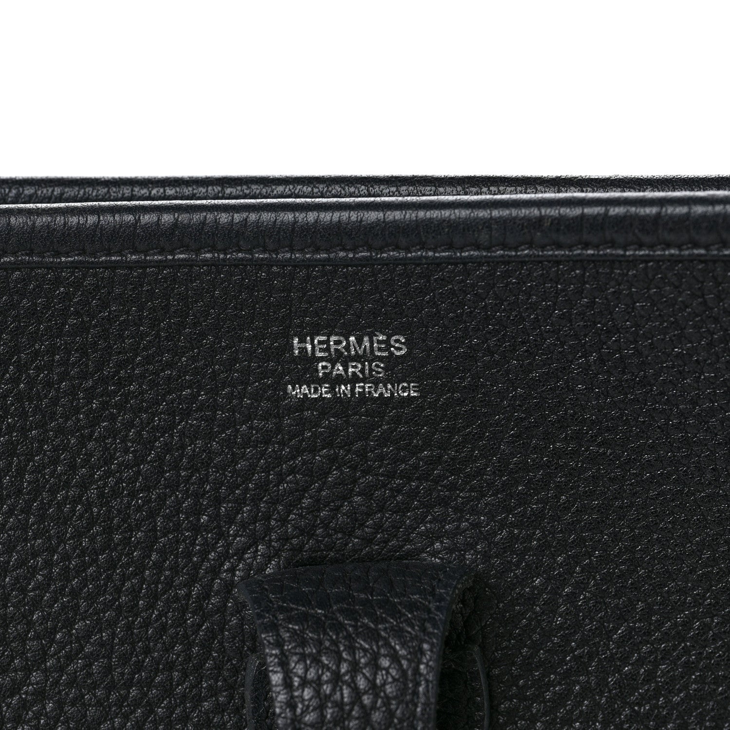 Hermes Taurillon Clemence Evelyne III GM Black 5 of 8