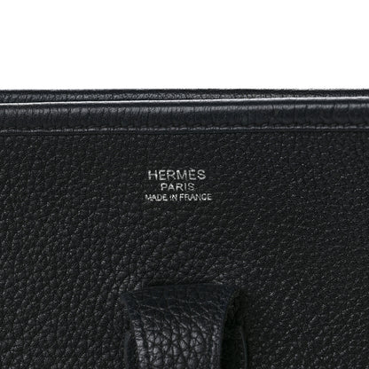 Hermes Taurillon Clemence Evelyne III GM Black 5 of 8