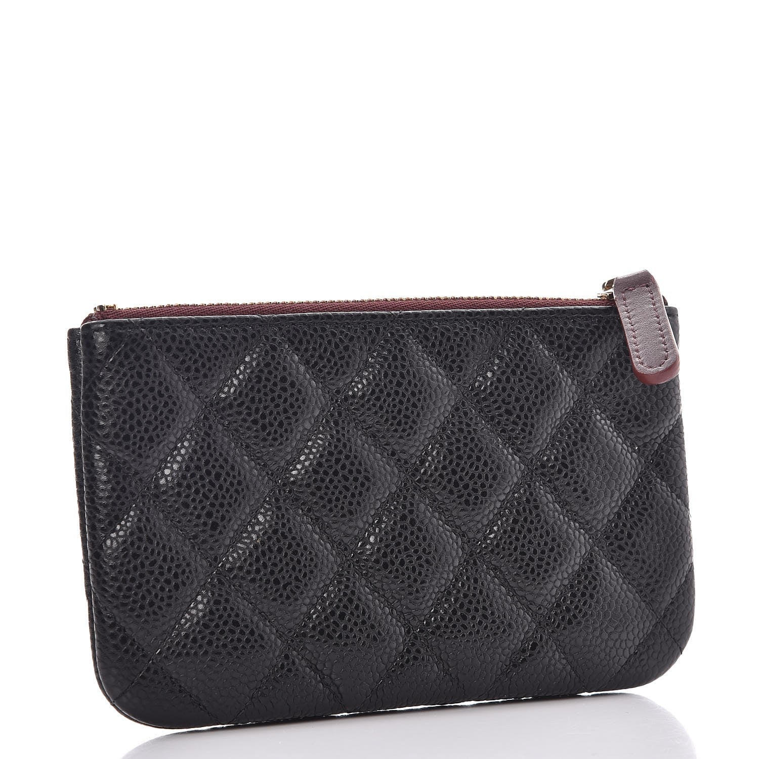 Chanel Caviar Quilted Small Cosmetic Case Black 3 of 8