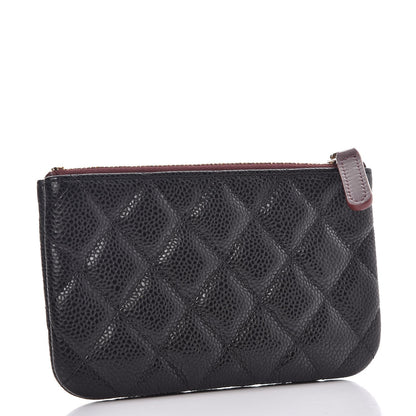 Chanel Caviar Quilted Small Cosmetic Case Black 3 of 8