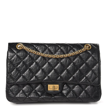 Chanel Aged Calfskin Quilted 2.55 Reissue 226 Flap Black 1 of 10