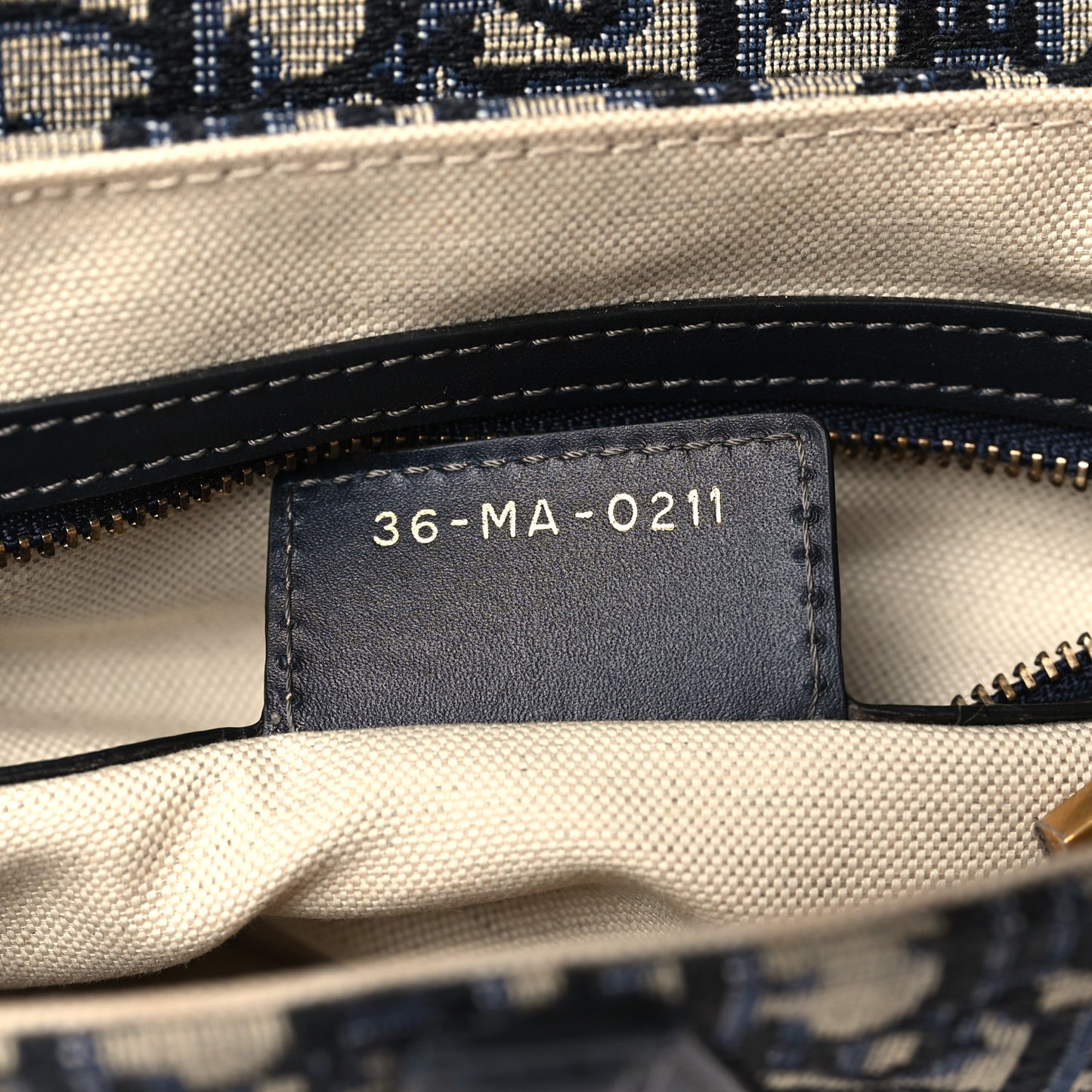 Oblique Saddle Bag Blue
