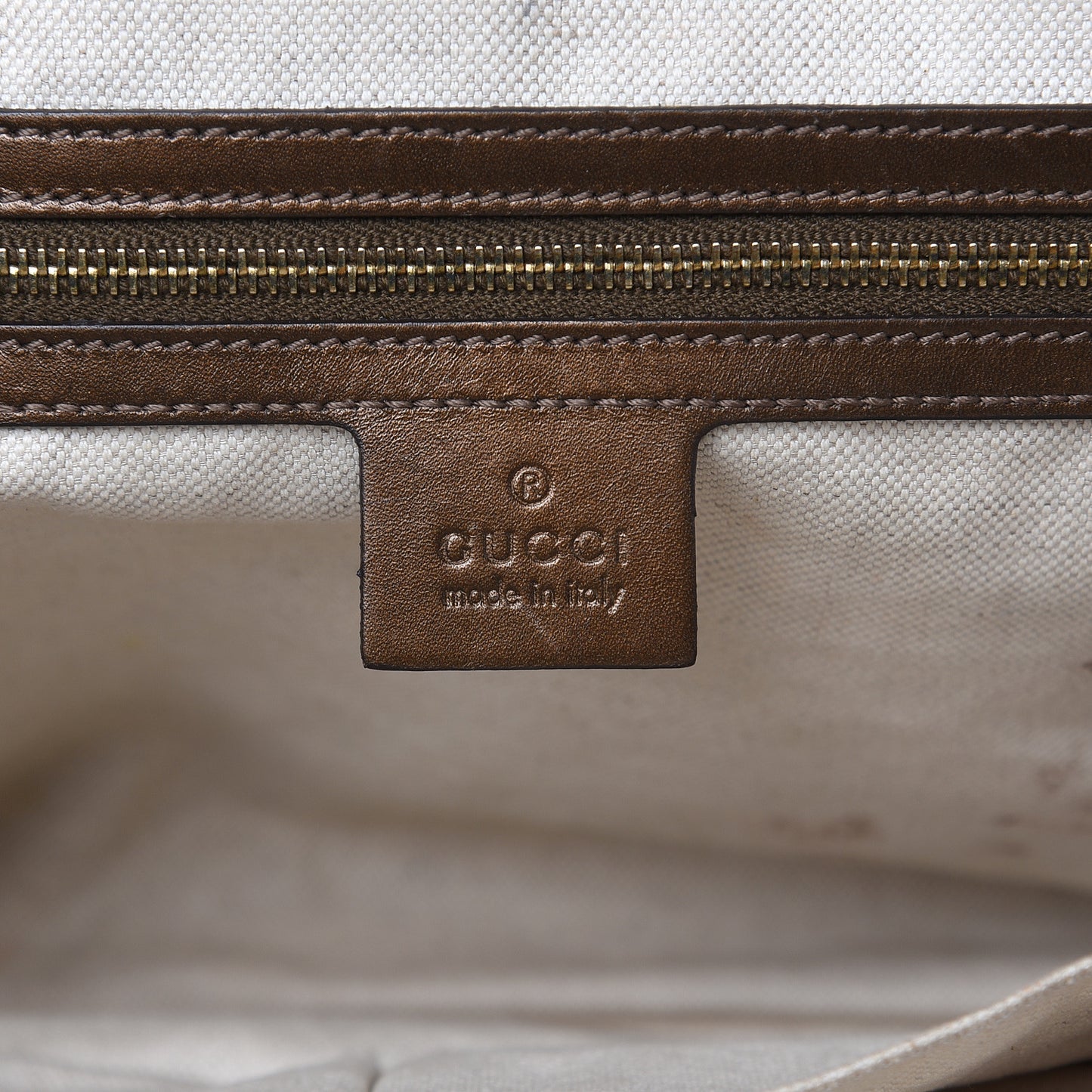 Metallic Guccissima Heart Bit Charm Dome Satchel Bronze