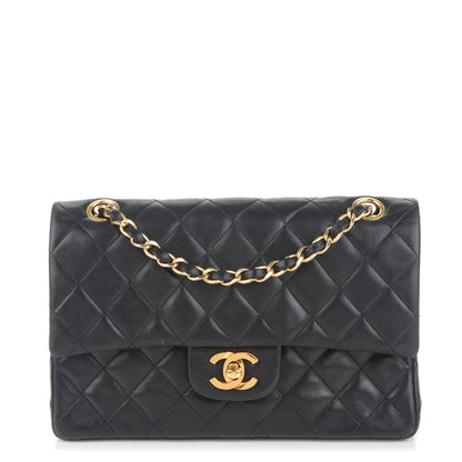 Chanel Lambskin Quilted Small Double Flap Black 1 of 11