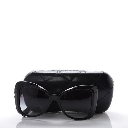 Chanel Lambskin Camellia CC Sunglasses 5317-Q Black 7 of 7