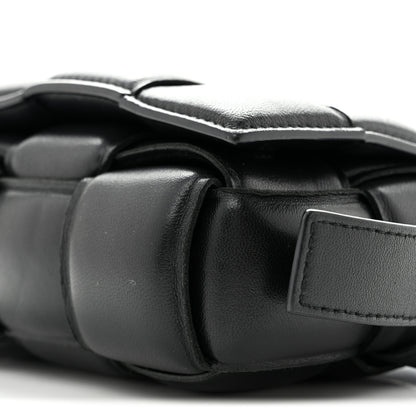 Bottega Veneta Nappa Maxi Intrecciato Padded The Belt Cassette Bag Black 9 of 11