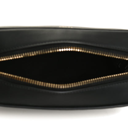 Fendi Vitello Century Bi-Color FF 1974 Embossed Mini Camera Case Maya Black 5 of 15