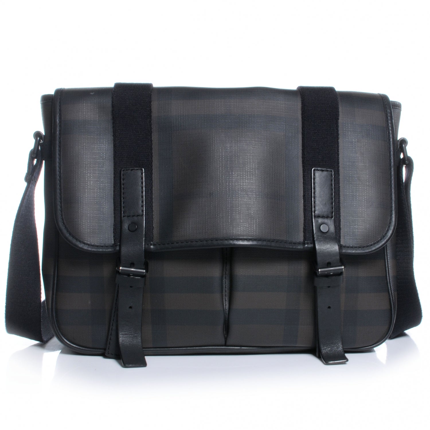 Burberry Smoked Check Messenger Bag 1 of 9