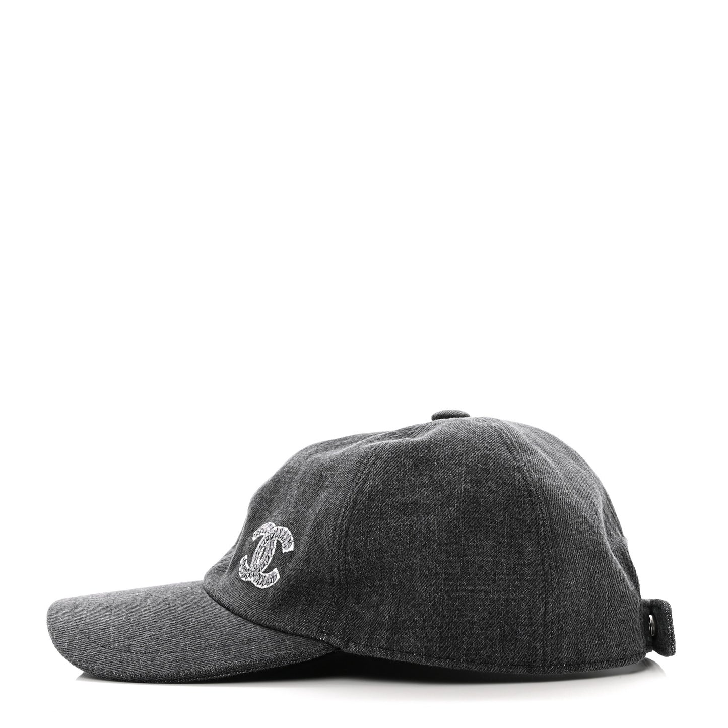 Cotton Sequin CC Cap Hat Black