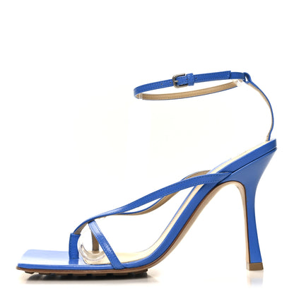 Bottega Veneta Lambskin Stretch Multi Strap 90mm Sandals 39.5 Aquarium 1 of 6