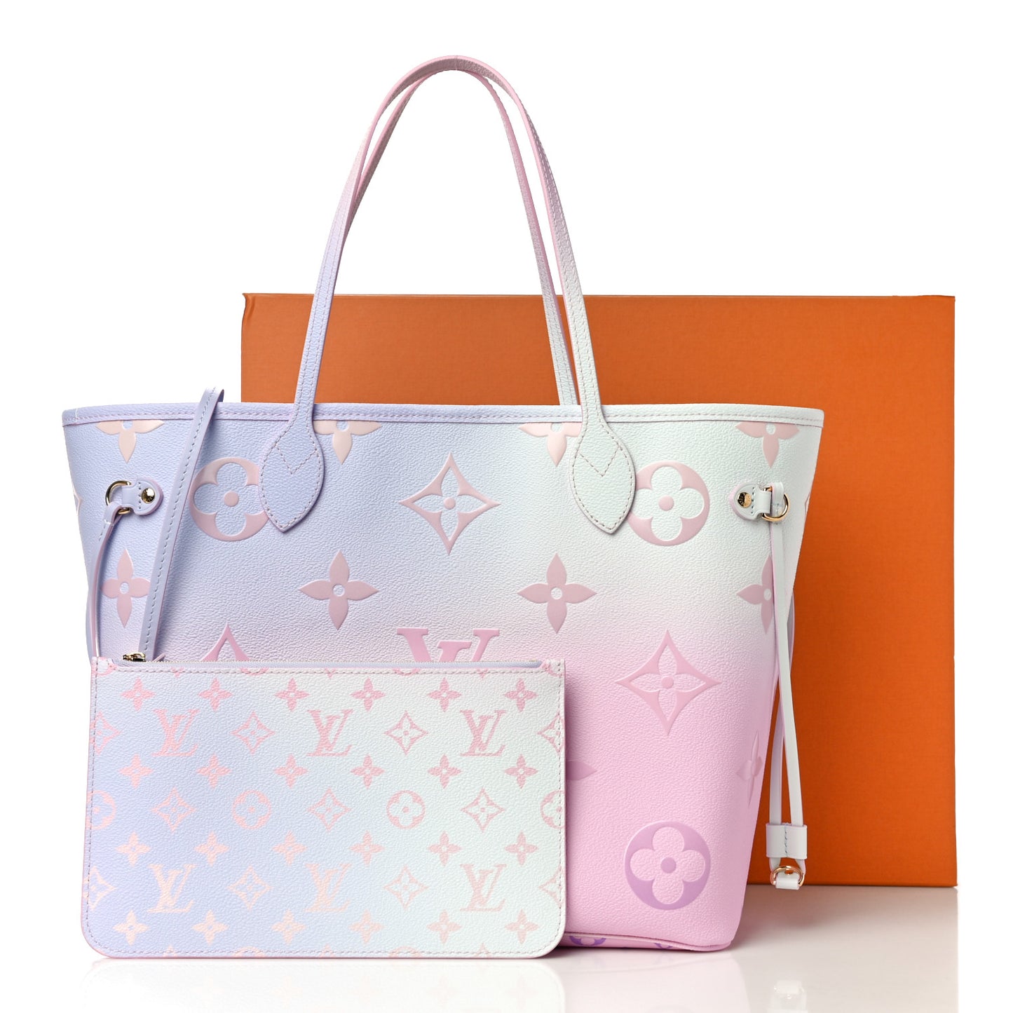Monogram Giant Spring In The City Neverfull MM Sunrise Pastel