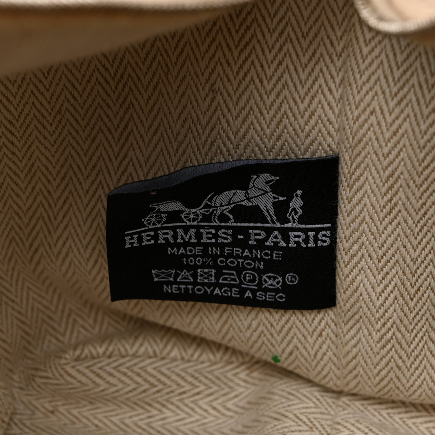 Hermes Canvas Small Bride-A-Brac Pouch Natural 6 of 8