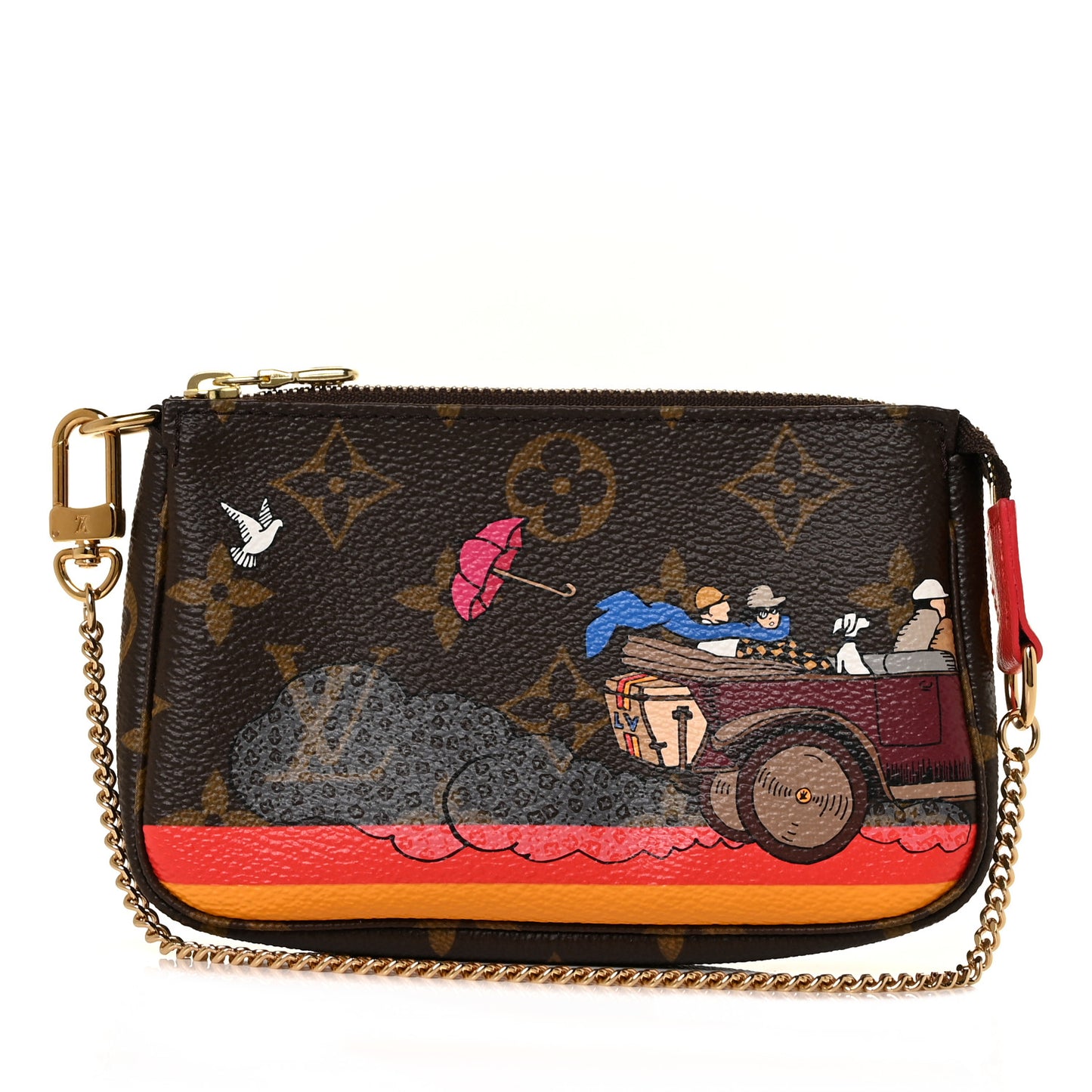 Monogram 2015 Christmas Animation Mini Pochette Accessories