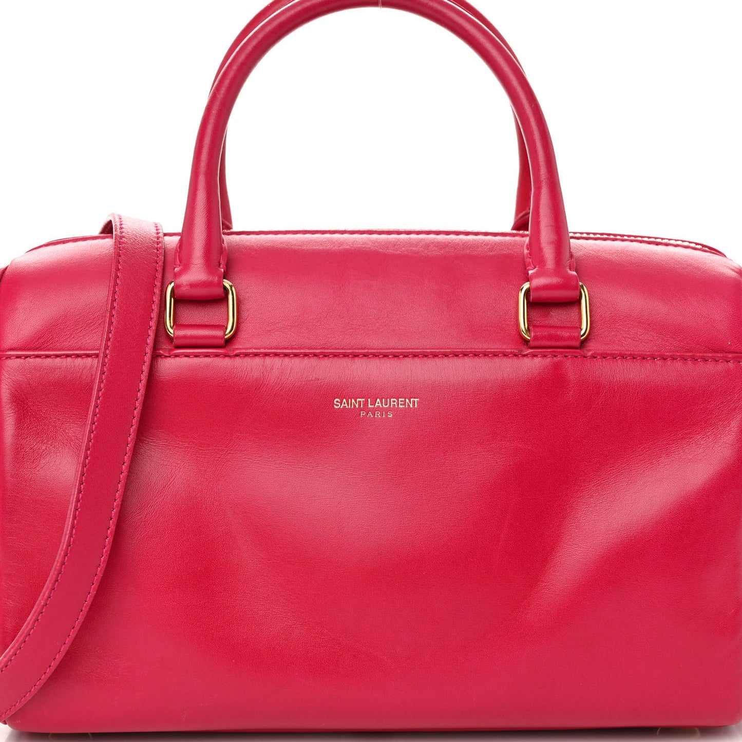 Calfskin Classic Baby Duffle Fuchsia