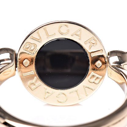 Bulgari 18K Yellow Gold Black Onyx Coral Bvlgari Bvlgari Ring 49 4.75 10 of 10