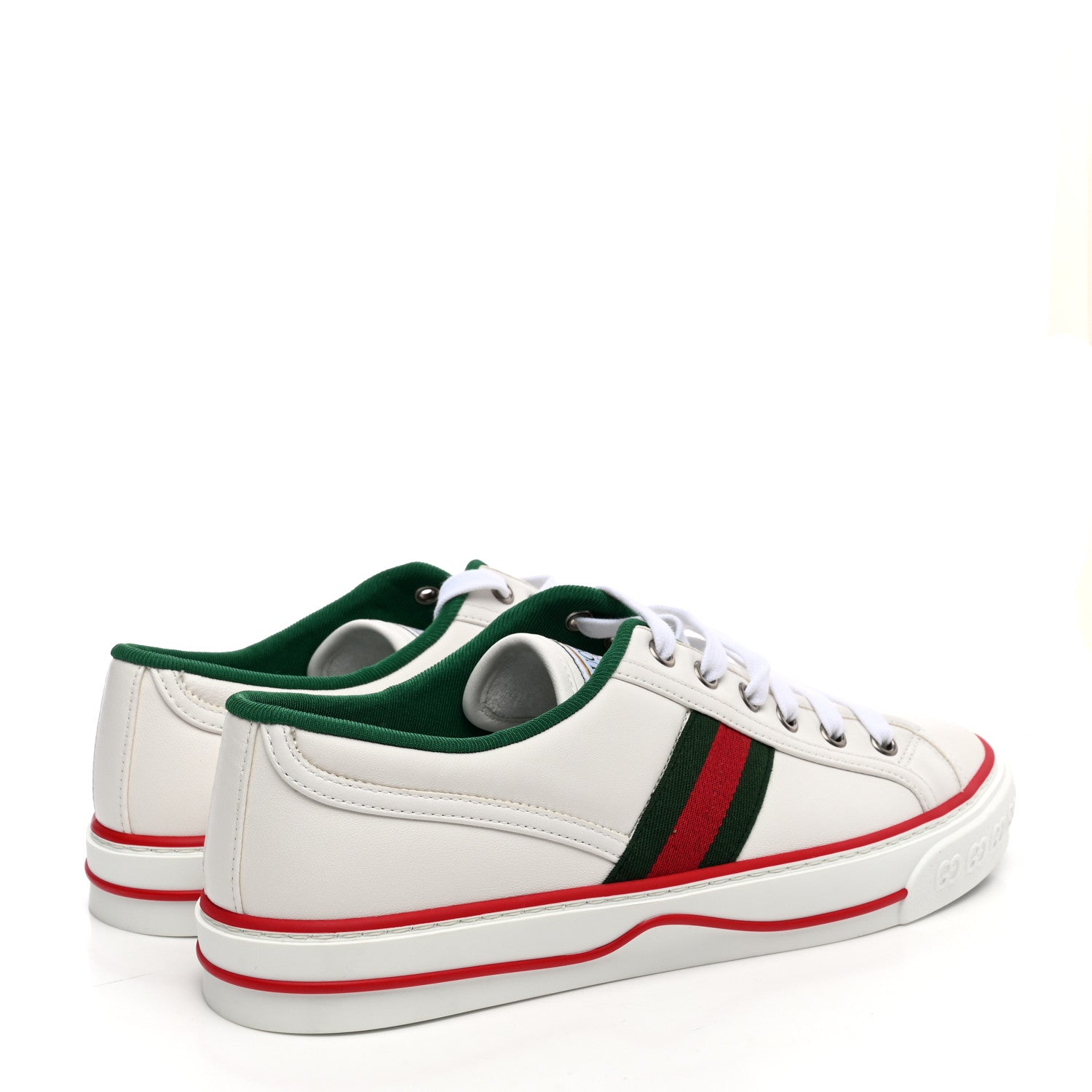 Gucci Canvas Web Womens 1977 Tennis Sneakers 40 White 4 of 9