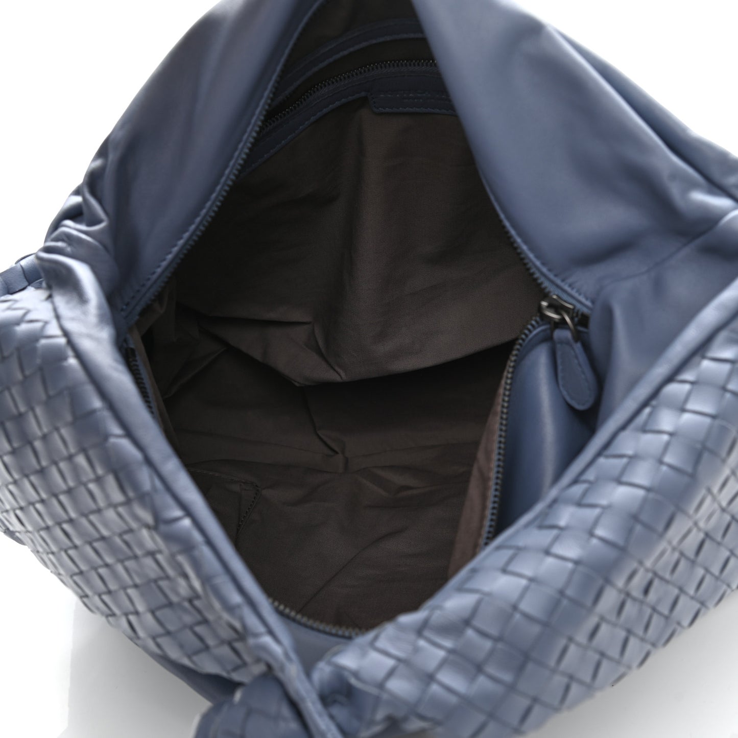 Nappa Intrecciato Large Knot Hobo Krim