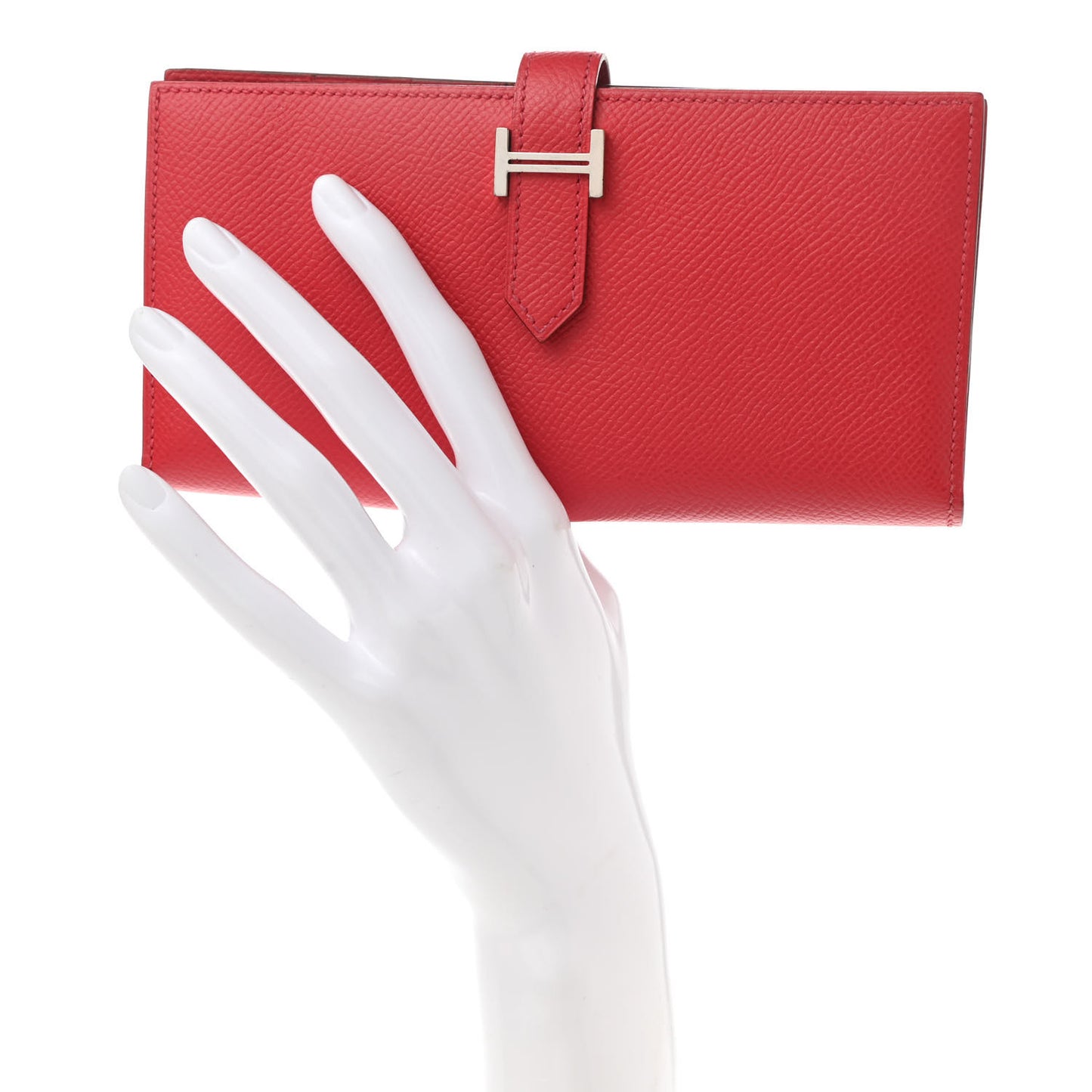 Epsom Bearn Gusset Wallet Rouge Casaque