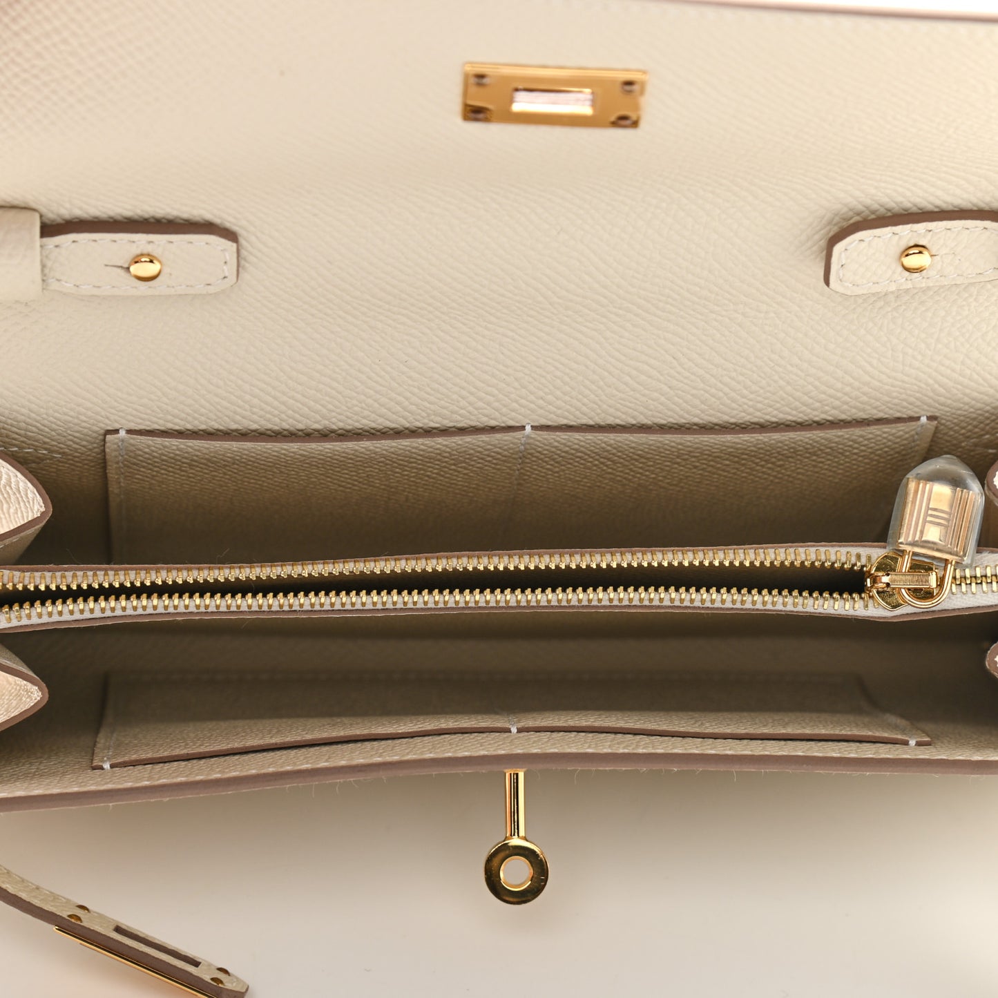 Epsom Kelly Wallet To Go Craie