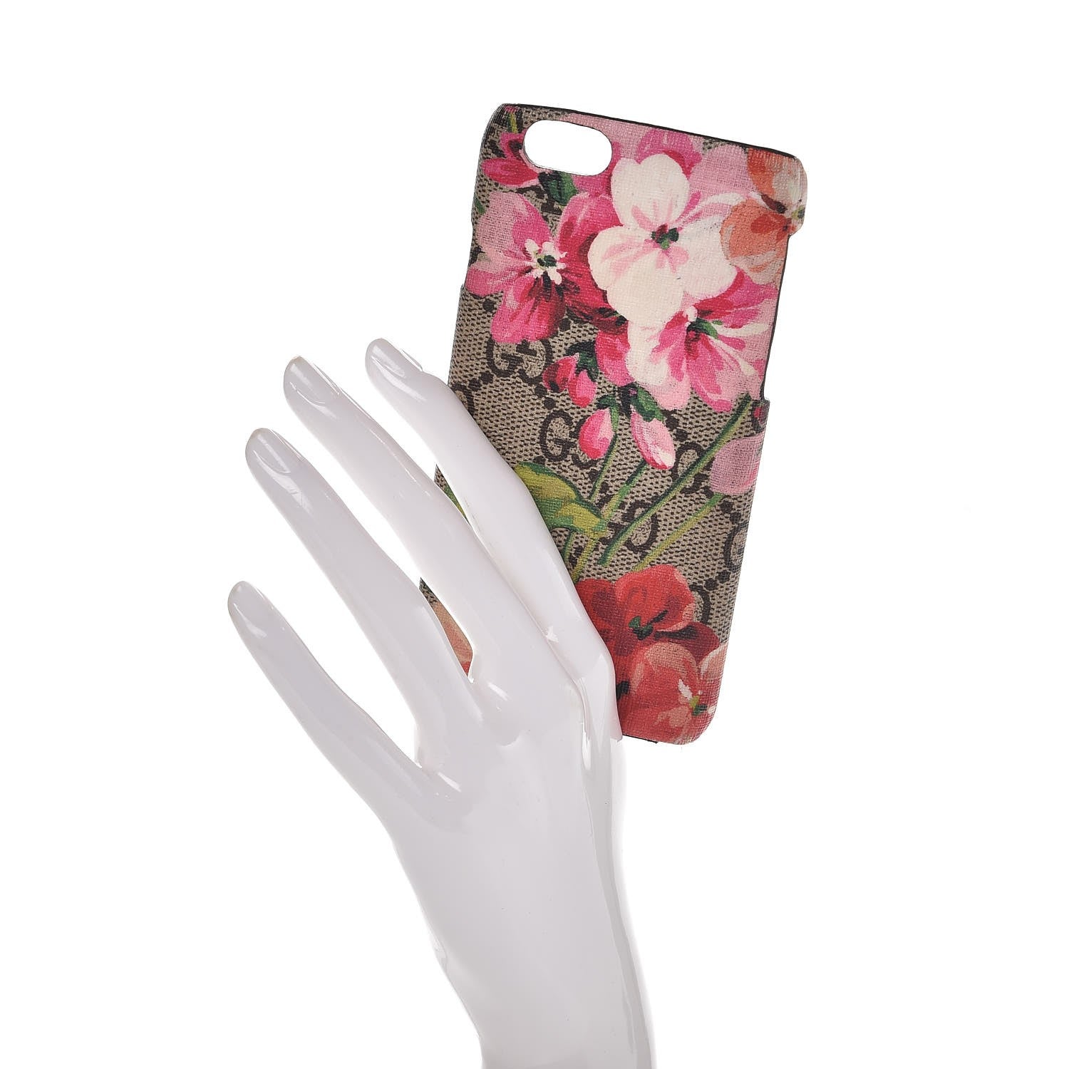 Gucci GG Supreme Monogram Blooms iPhone 6 Case Beige Multicolor Dry Rose 2 of 5