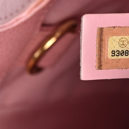 Chanel Caviar Quilted Petit Shopping Tote PST Pink 7 of 12